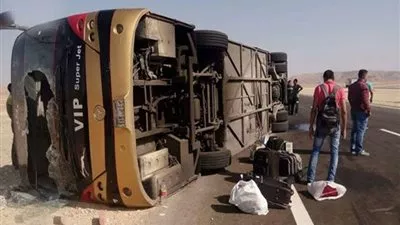 إصابة 25 تلميذًا في انقلاب أتوبيس بأسيوط