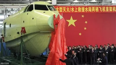 استغرق تطويرها 8 سنوات.. أول رحلة برمائية في العالم لطائرة صينية