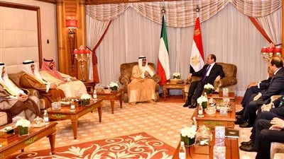 السيسي والصباح يبحثان تعزيز علاقات التعاون المصرية الكويتية
