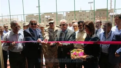 وزير الشباب ومحافظ جنوب سيناء يفتتحان مجمع الملاعب بشرم الشيخ