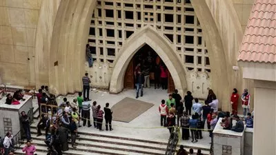 فيديو.. نقل جثامين شهداء الكنيسة المرقسية إلى دير مارمينا