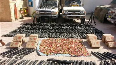 حرس الحدود يضبط 3 أطنان حشيش و5 بنادق قناصة بالحدود الجنوبية والغربية