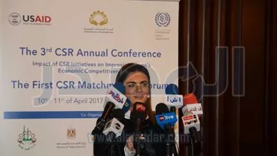 وزيرة الاستثمار تفتتح الملتقى الأول لشراكات المسؤولية المجتمعية (صور)