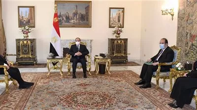 السيسي يلتقي رئيس مجلس إدارة غرفة تجارة وصناعة الكويت