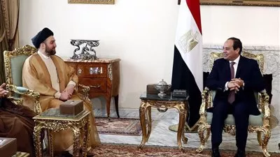 تفاصيل لقاء السيسي رئيس التحالف الوطني بالبرلمان العراقي (صور)
