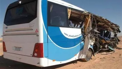 ارتفاع عدد المتوفين في حادث تصادم الزعفرانة الي 2 واصابة 14 أخرين