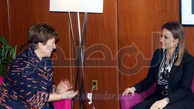 نصر تبحث مع المديرة الإدارية للبنك الدولي التعاون في مجال الحكومة