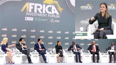 سحر نصر تستعرض خطة تحقيق التكامل الاقتصادى بأفريقيا بمنتدى الاستثمار بجوهانسبرج