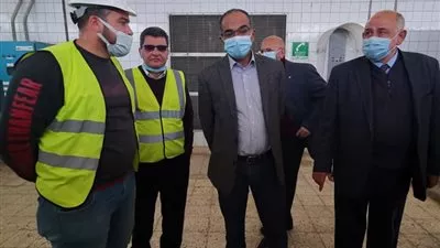 مسئولو «الإسكان» يتفقدون محطة معالجة صرف صحي الجبل الأصفر