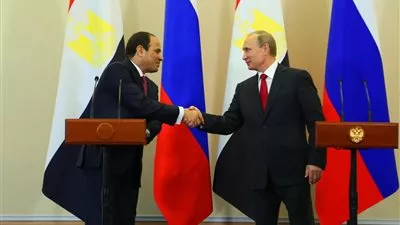 السيسي وبوتين يبحثان جهود مكافحة الإرهاب بالمنطقة