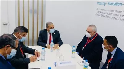 وزير الإنتاج الحربي يستقبل ممثلي شركات عالمية في معرض IDEX 2021