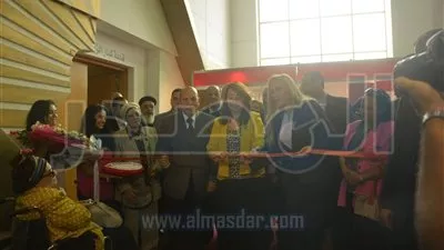 وزيرة التضامن الإجتماعى تفتتح المعرض السنوي للأسر المنتجة