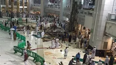 الدفاع المدني السعودي: 65 قتيلاً و154 جريحاً فى سقوط رافعة بالحرم المكي