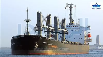 مميش: عبور 49 سفينة لقناة السويس بحمولات 2,9 مليون طن