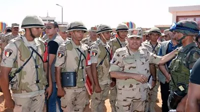 الفريق أول صدقي صبحي يشهد 