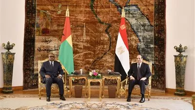 السيسى يؤكد استعداد مصر لتعزيز التعاون الثنائي مع غينيا بيساو