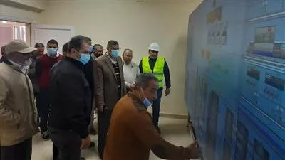 رئيس جهاز مدينة 6 أكتوبر يتفقد محطة تنقية مياه الشرب