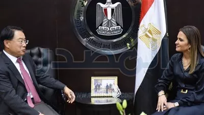 وزيرة الاستثمار تبحث مع مدير 
