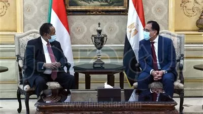 جلسة مباحثات موسعة بين رئيس الوزراء ونظيره السودانى
