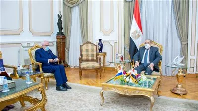 وزير الإنتاج الحربي يبحث التعاون وتوطين التكنولوجيا مع سفير كرواتيا