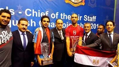 للعام الثانى .. مصر تحرز بطولة القوات الجوية الباكستانية الدولية للاسكواش 