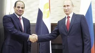 السيسي وبوتين يناقشان تطورات الأوضاع في الشرق الأوسط