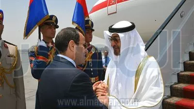 صور: السيسي وولي عهد أبو ظبي يبحثان سبل تطوير العلاقات المشتركة