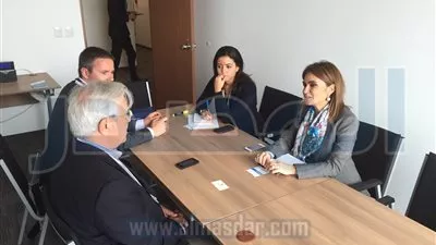 سحر نصر تبحث مع مدير 