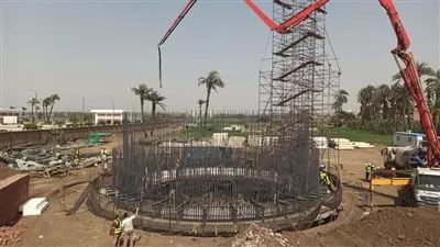 «الإسكان»: صب خرسانة مأخذ مياه محطة التنقية العملاقة بمدينة ناصر الجديدة