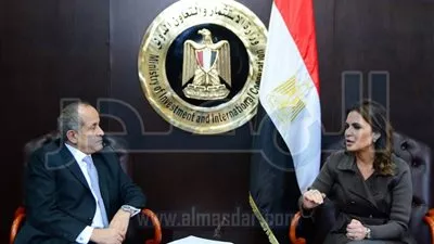 سحر نصر تبحث مع سفير الأردن الترتيبات النهائية لاجتماعات اللجنة العليا