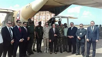 مصر ترسل دفعات من المساعدات الإنسانية إلى جنوب السودان