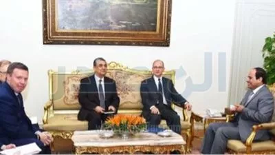 السيسى يلتقى مدير شركة  