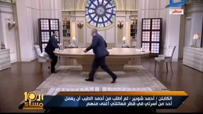 غرفة الإعلام تقرر إيقاف الإبراشي وشوبير لمدة أسبوع