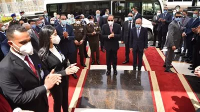 السيسي: قضيتنا عادلة.. «واللي عمله ربنا مش هيغيره بشر»