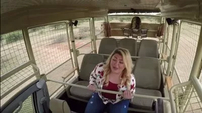 فيديو: أسدان وثعبان يهاجمون مها أحمد في 