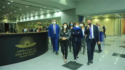 المشاط تصطحب رئيسة البنك الأوروبي لإعادة الإعمار لزيارة المتحف القومي الحضارة