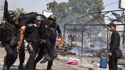 استشهاد ضابطين ومجند إثر هجوم إرهابي على كمين بالعياط