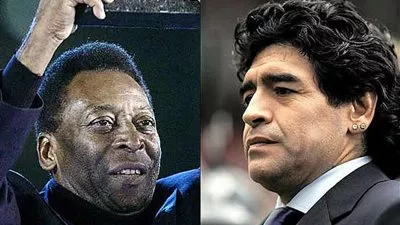بيليه ومارادونا.. تاريخ من الصراع انتهى في باريس
