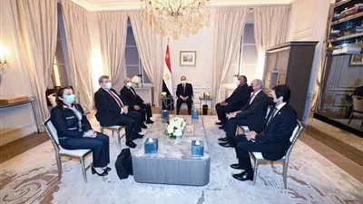 السيسي يلتقي الرئيس التنفيذي لشركة «داسو» المُصنِعة لطائرات الرافال