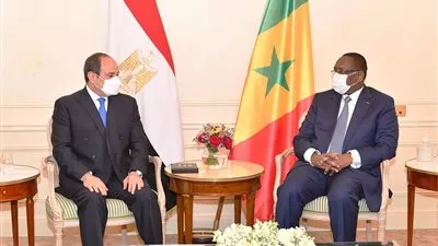 السيسي يؤكد استعداد مصر لتعزيز التعاون الثنائي مع السنغال بمختلف المجالات