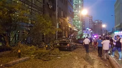 صور: انفجار بيروت بسبب عبوة ناسفة زرعها مجهولون أسفل سيارة