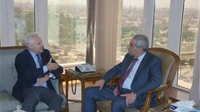 قابيل يبحث اتفاق التجارة الحرة مع سفير بيلاروسيا بالقاهرة