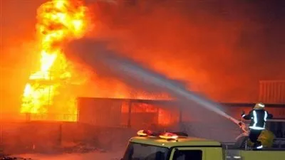 المعاينة المبدئية ترجح تسبب ماس كهربائي في حريق مستشفى الفيوم العام