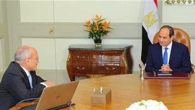 تفاصيل لقاء السيسي ووزير الإنتاج الحربي