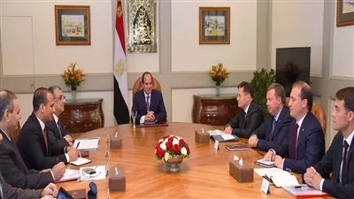 تفاصيل لقاء السيسي ورئيس 