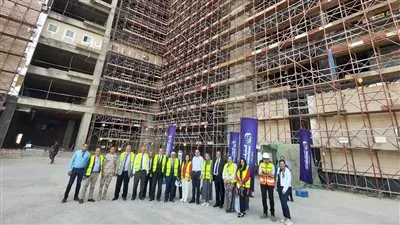 رئيس المصرف المتحد يتفقد المقر الجديد بالعاصمة الإدارية