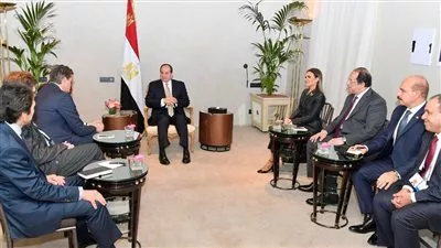 السيسي يبحث مع مسئولي «مرسيدس» خطط استئناف النشاط بمصر