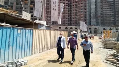 مسئولو «الإسكان» يتفقدون سير العمل بالأبراج السكنية والاستثمارية بمثلث ماسبيرو