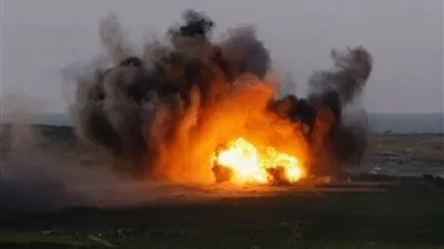 استشهاد 4 وإصابة 3 من رجال الشرطة في انفجار بالعريش