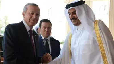 أمير قطر يستقبل 
